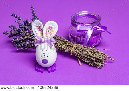 Monochromatic Lavender Easter Concept