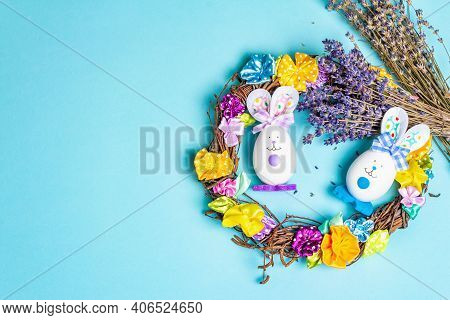 Traditional Easter Symbols Concept