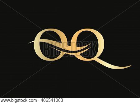 Initial Linked Letter Oq Logo Design. Modern Letter Oq Logo Design Vector With Modern Trendy