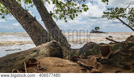 Africa Landscape From Jungle To Sea In Axim Ghana West Africa