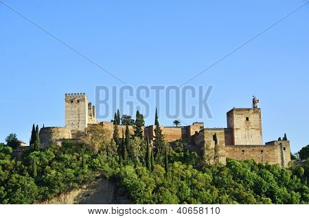 a view of the Alcazaba Alhambra Granada