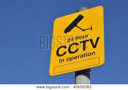 CCTV varovným signálem