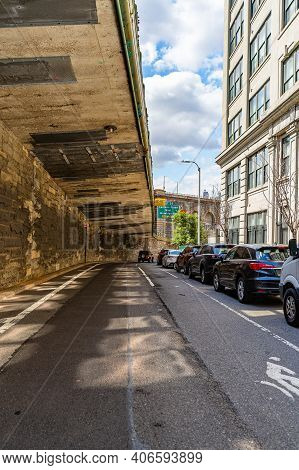 Brooklyn, New York, Usa - May 19, 2019: Brooklyn Historical Society Dumbo New York City
