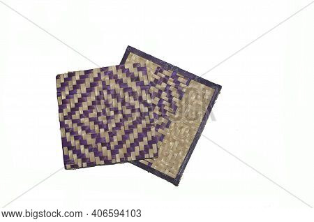 Traditional Handmade Placemat Made From The Screwpine Leaves
