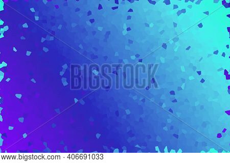Violet Blue Low Poly Crystal Background. Polygon Design Pattern. Illustration, Low Polygon Backgroun