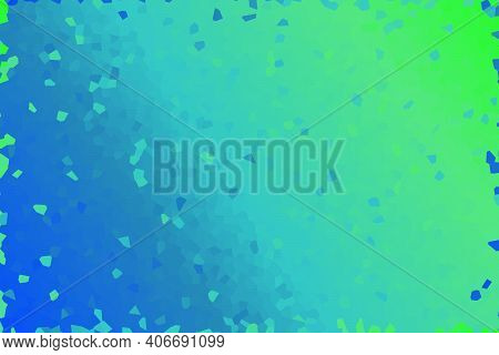 Green And Yellow Low Poly Crystal Background. Polygon Design Pattern. Illustration, Low Polygon Back