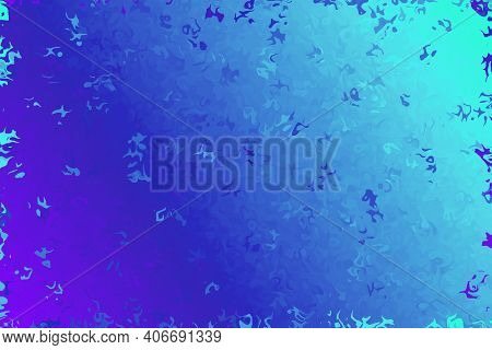 Violet Blue Low Poly Crystal Background. Polygon Design Pattern. Illustration, Low Polygon Backgroun