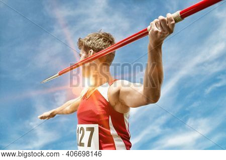 Portrait of Male Javelin Thrower