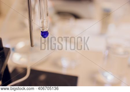 Electrode Ph Meter And Ph Meter For Laboratory Measurements. Water And Solution. Used For Researcher