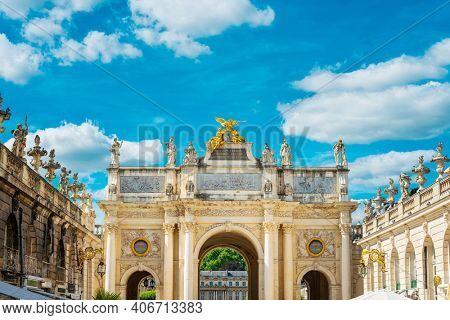 Arc Here in Old Town Nancy, France