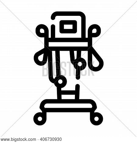 Physiotherapy Complex Line Icon Vector Illustration Flat
