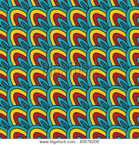 vettore astratte wawe seamless wallpaper sfondo pattern