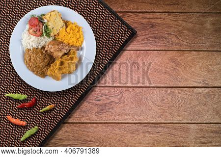 Caruru Dish Of Typical Brazilian Food From Bahia.