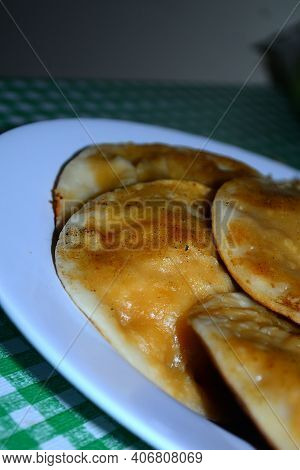 Javanese Pancake, Serabi With Brown Sugar Topping