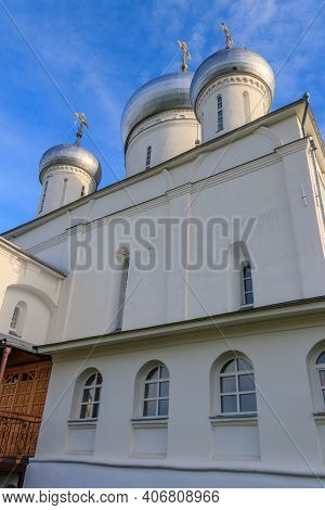 Nikitsky Cathedral Of Nikitsky Monastery In Pereslavl-zalessky, Russia. Golden Ring Of Russia