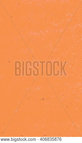 Abstract Grunge. Orange Decorative Wall Background. Rough Stylized Banner Texture With Space For You