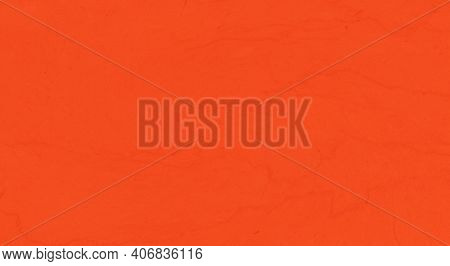 Abstract Grunge. Orange Decorative Wall Background. Rough Stylized Banner Texture With Space For You