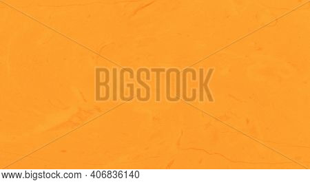 Abstract Grunge. Orange Decorative Wall Background. Rough Stylized Banner Texture With Space For You