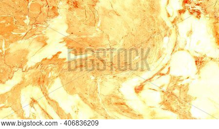 Abstract Grunge. Orange Decorative Wall Background. Rough Stylized Banner Texture With Space For You