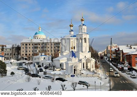 Kazan, Russia - February 2, 2021. Orthodox Church Of The Holy Great Martyr Paraskeva Pyatnitsa.