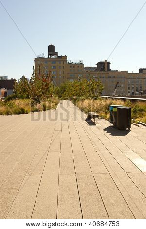 High Line Park i Chelsea, New York