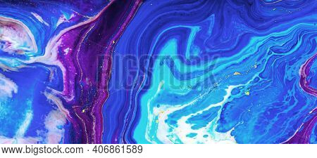 Abstract Marble Background Creative Contemporary Liquid Design