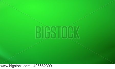 Soft Green Abstract Background With A Touch Of Verdant Saturated Tones. Rectangular Banner Mock Up, 