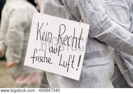 Zug, Switzerland - 6th February 2021 : German 