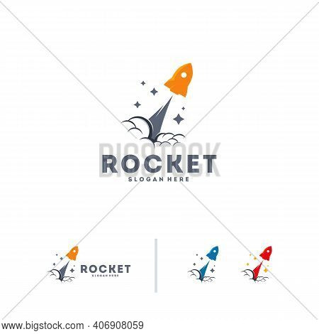 Rocket Logo Designs Concept Vector, Lauch Rocket Logo Symbol