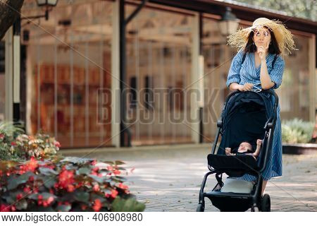 Desperate Mom Thinking About The Reason Her Bay Cries