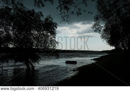 Overflow Of The Oka River Between Tarusa And Serpukhov