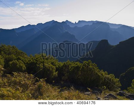 Montanhas azuis da Madeira