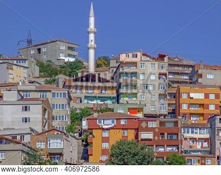 Beyoglu Residental Buldings At Beyoglu Istanbul Turkey