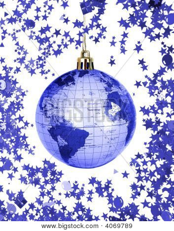 Globe terrestre Noël