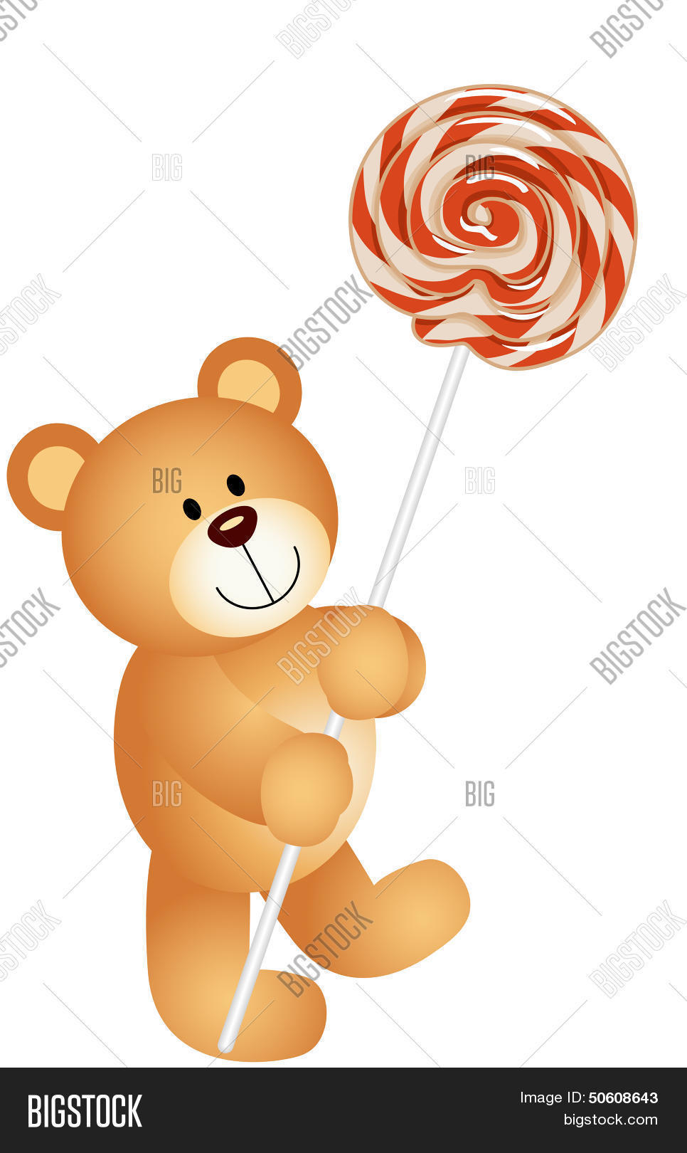 Teddy Bear Lollipop Vector & Photo (Free Trial) Bigstock