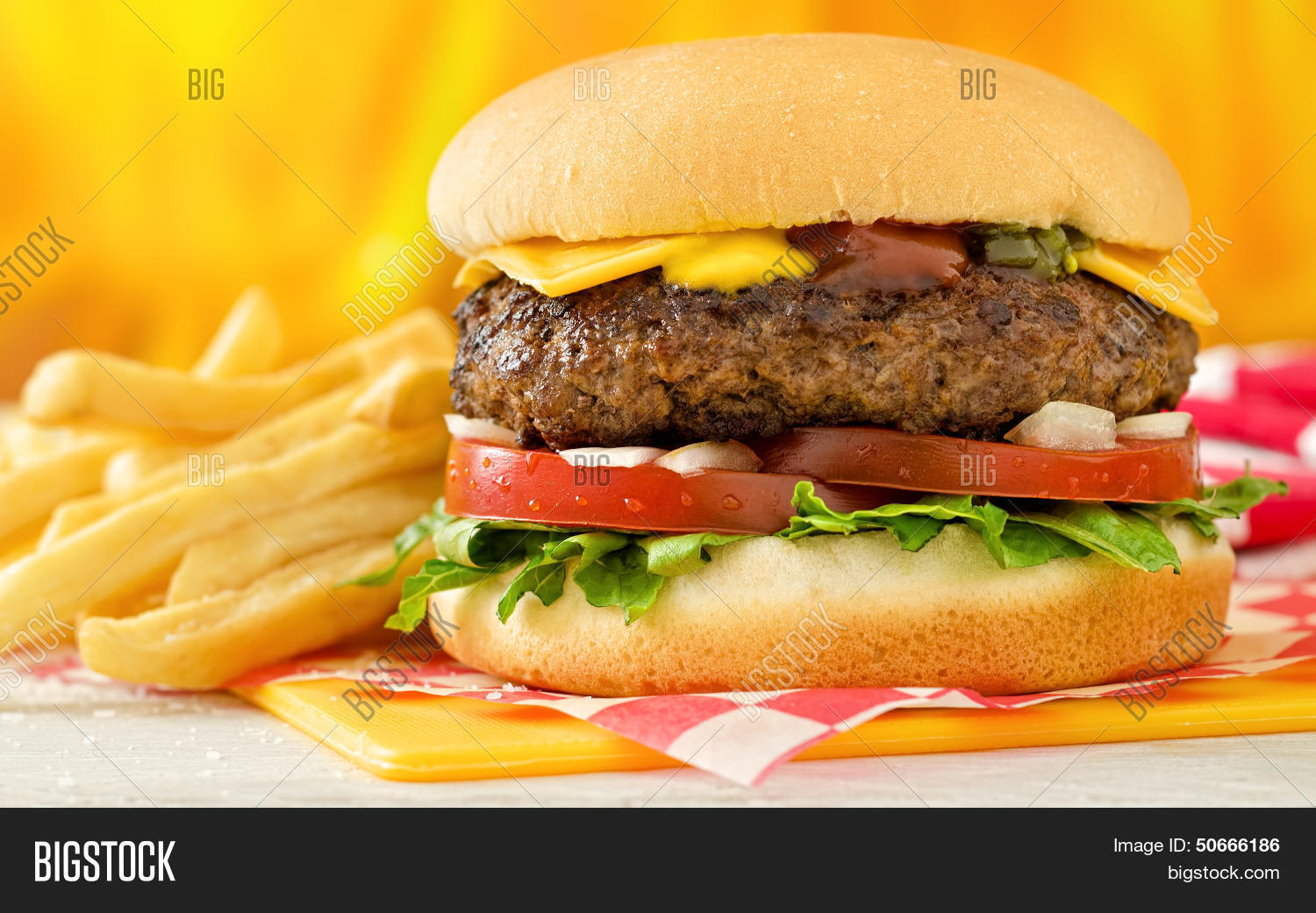 Cheeseburger Fries Image & Photo (Free Trial) Bigstock