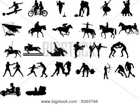 vektor sport mennesker
