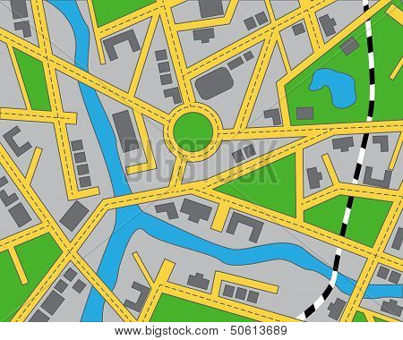 editable map of the area