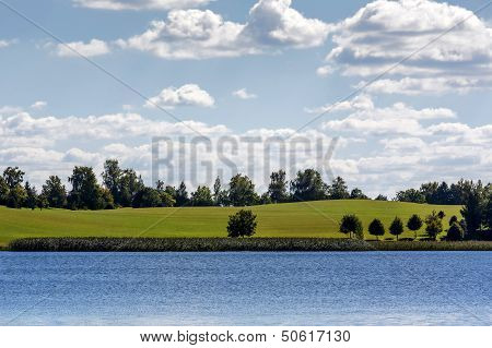 Opposite Shore Of Mazurian Lake