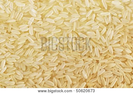 Background of parboiled long grain rice