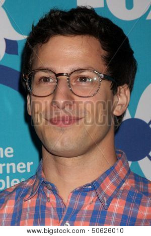 LOS ANGELES - SEP 9:  Andy Samberg at the FOX Fall Eco-Casino Party at The Bungalow on September 9, 2013 in Santa Monica, CA