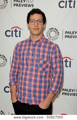 LOS ANGELES - SEP 9:  Andy Samberg at the PaleyFest Previews:  Fall TV FOX at Paley Center for Media on September 9, 2013 in Beverly Hills, CA