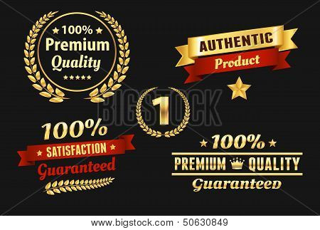 High Quality Golden Badge