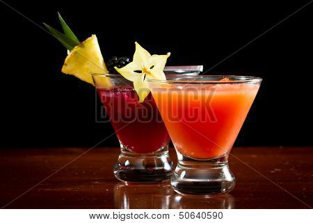 Tropical Fruit Cocktails