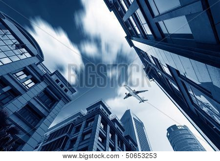 Aircraft On The Shanghai Sky