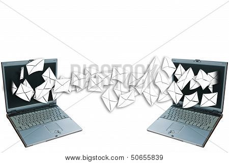 Laptops Send Mail.