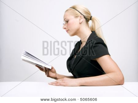 เซ็กซี่ Inteligent บลอนด์