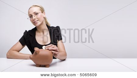 เซ็กซี่ Inteligent บลอนด์