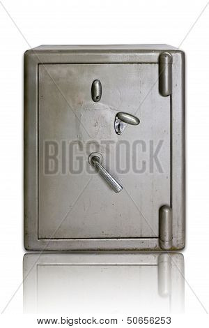 Safe Box Isolated On White