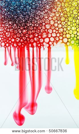 Ink, bubbles and Water